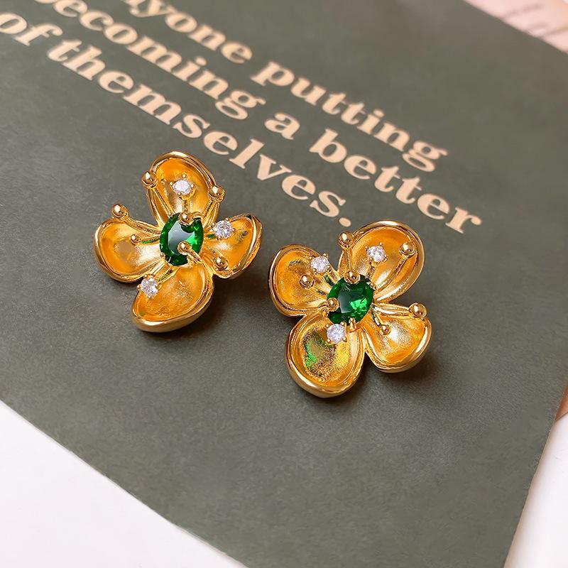 Серьги с каплями масляной живописи, модные ретро-серьги, серьги премиум-класса, подарки