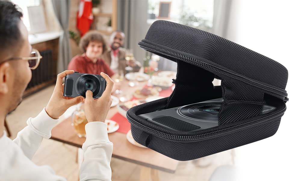 Специальный кейс для хранения компактных цифровых камер Canon PowerShot SX740HS, SX730HS, SX720HS и SX620HS (черный)
