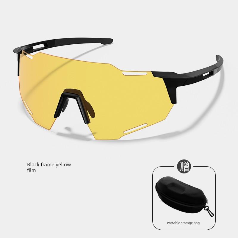 Road Cycling Glasses, Day and Night Use, Men's and Women's Models, Anti-Uv Color-Changing Sunglasses, Mountaineering Goggles