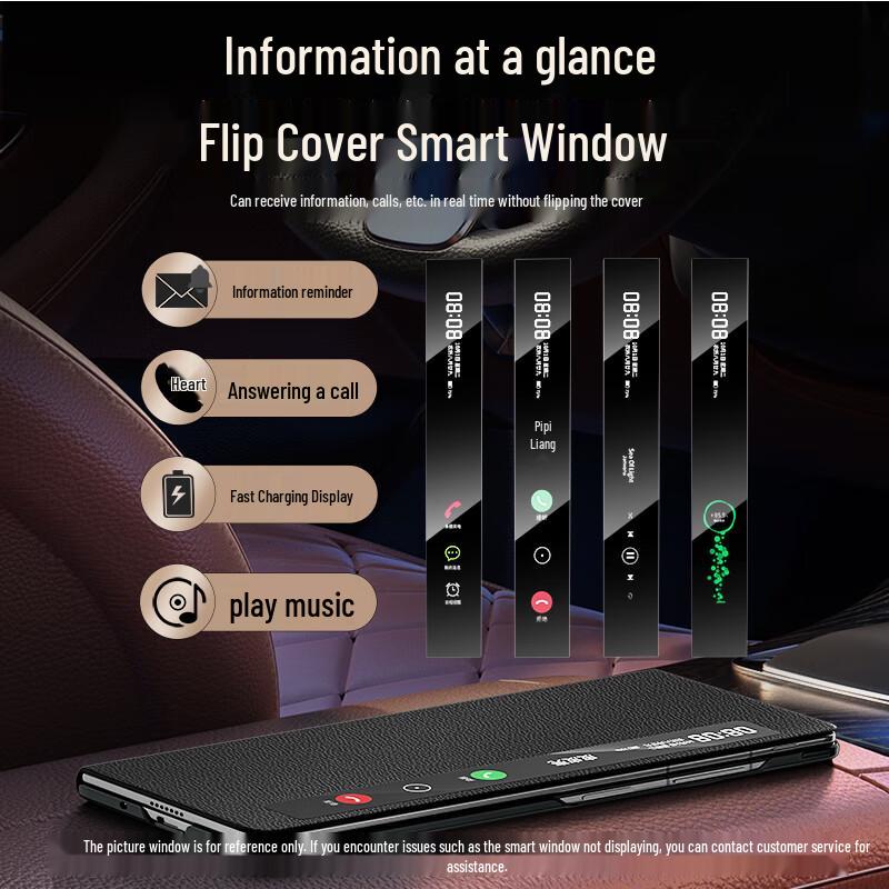 Кожаный браслет Pi Pi Ke Подставка Чехол для телефона для vivo X Fold5