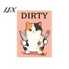 Dishwasher Cleaning Status Sign Clean Dirty Magnet, Acrylic Cartoon Animal Sign, Reminder Double-Sided & Magnet for Kitchen Decoration