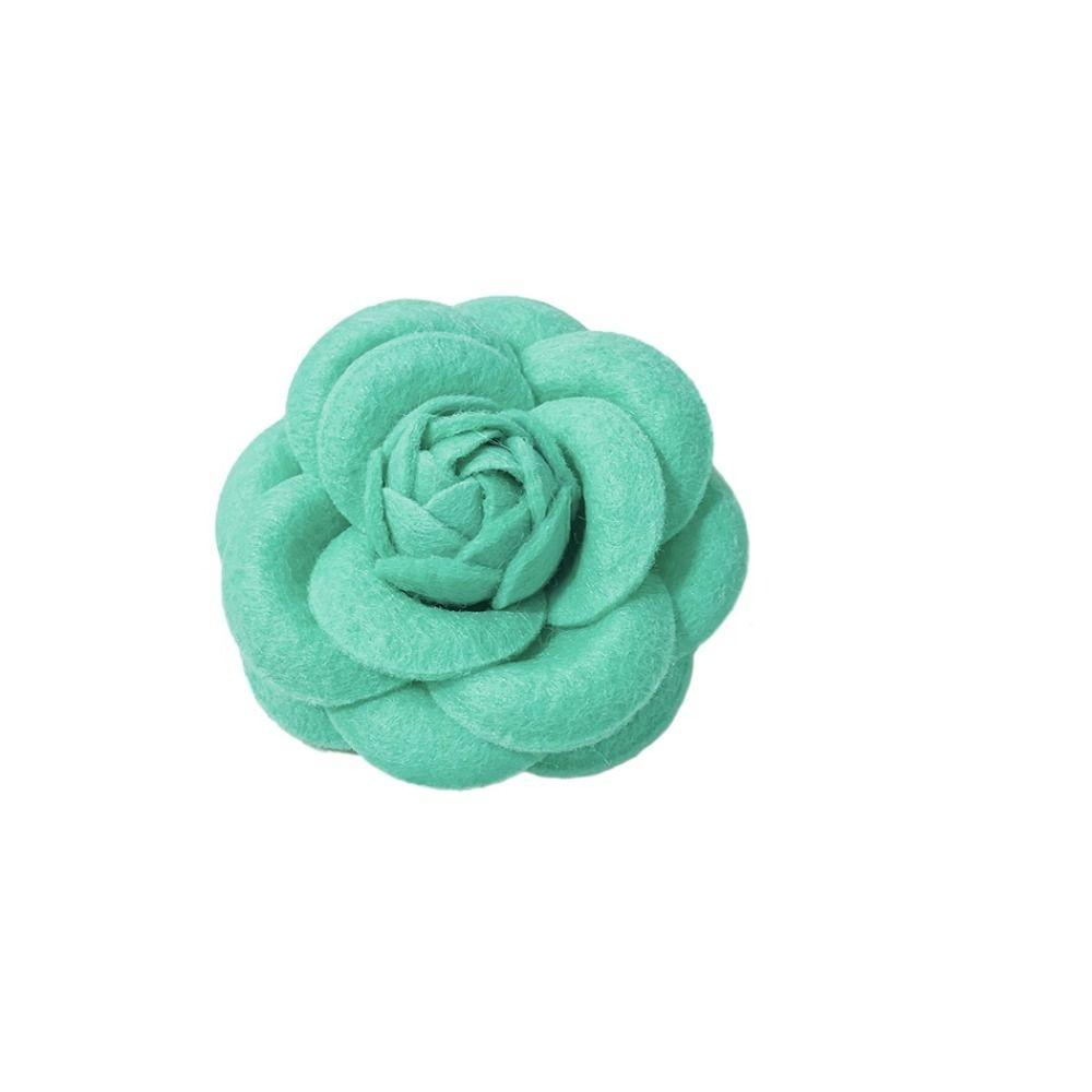 Аксессуары ручной работы из ткани «Цветок камелии» Брошь Jeweley Подарки Брошь-булавка для женщин и девочек