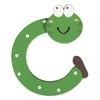 Wooden Letter - Children FSC Mix Credit, 4.5x5.5cm, C