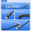 EAGET 60W PD USB Type C To Type C Cable Data Cord 48 Strands of Braided Yarn  Fast Charging  With for IPhone15, Android