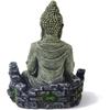 Статуя Будды, изделия из смолы, рыба, креветки, дом, аквариум, ландшафтное украшение, орнамент