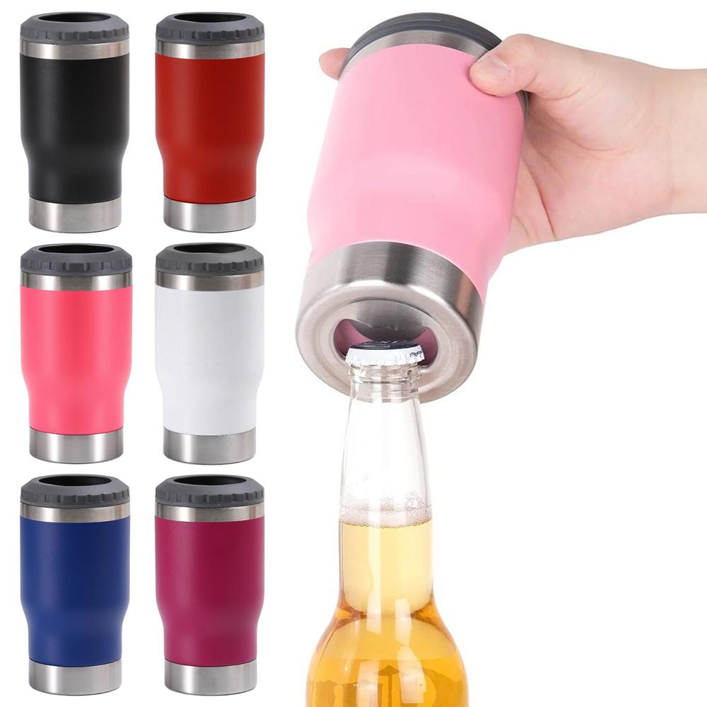 Термос-чашка 14 унций, открывалка для холодного хранения, утолщенная, сохраняющая охлаждение бутылка