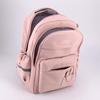 Студенческая школьная сумка, однотонный рюкзак для девочек, большой емкости