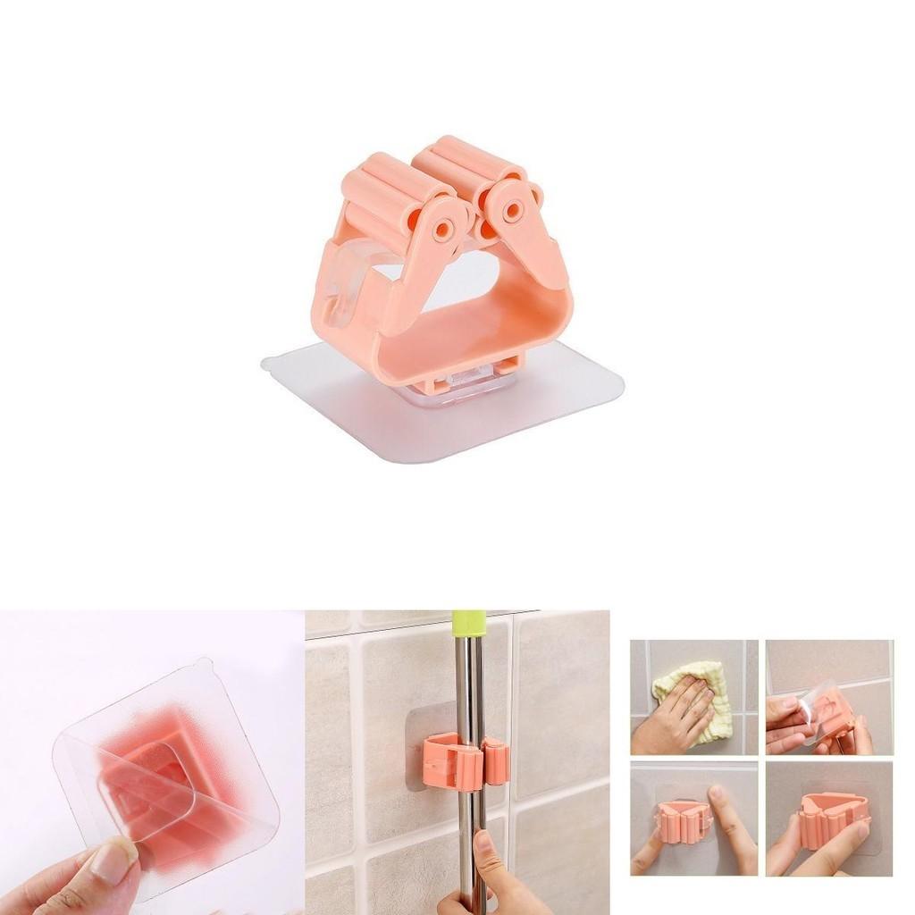 Универсальный настенный держатель для швабры с прочной нескользящей конструкцией для эффективного хранения