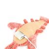 Игрушки для кошек-лобстеров Плюшевые Интерактивные Зарядка от USB Яркая Электрическая Имитация Креветки Кошачья Игрушка с Кошачьей Мятой