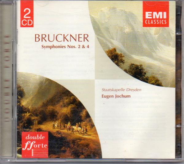 CD BRUCKNER, JOCHUM; STAATSKAPELLE DRE - Bruckner: Symphonies 2 & 4 724357483728,57 EMI Classics 2001 Europe Classical Used