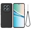 Для Xiaomi Redmi Note 15 4G (Глобальный) Чехол из жидкого силикона, задняя крышка для телефона с ремешком для руки