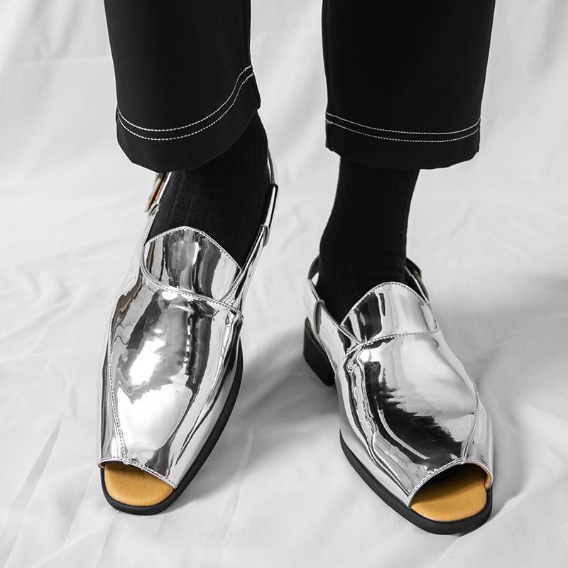 Fashion Casual Party Men's Summer Shoes Fashion Designer's New Style Nightclubs and Hairstylists Daily Breathable Walking Shoes 38-46