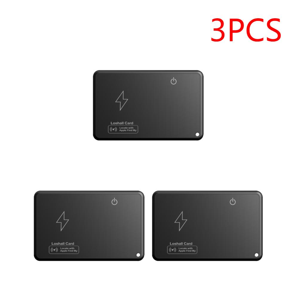 Беспроводная зарядка Кошелек Трекер Карта Работает с приложением Apple Find My Карта-трекер Смарт-карта Трекер для вещей Бирка для багажа Кошелек Паспорт