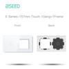 BSEED WIFI Touch Switch Modules Smart Light Switch Parts White Glass Frame DIY Combination Wall Sockets USB Charge Key E-Series