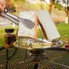 Camping Toaster Rack Stainless Steel Camp Stove Toaster for 4 Slices of Bread Picnic Hiking Portable Rack Toast Maker
