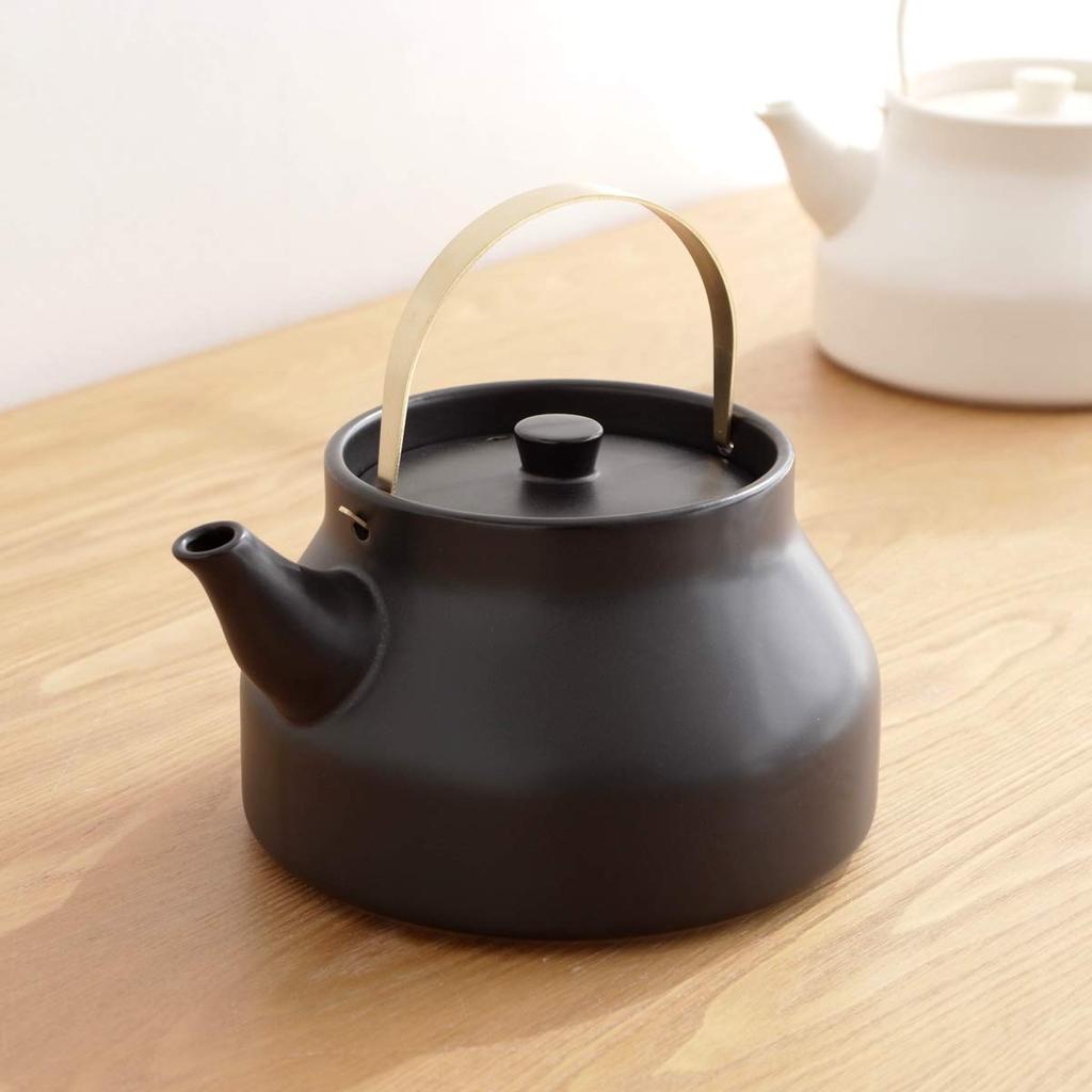 Газовая микроволновая печь Kamoshika Doguten, изготовленная из керамики Banko для открытого керамического чайника, 1 л, совместимая, безопасная, Япония, посуда, латунь, огонь, (Черный Кобури)