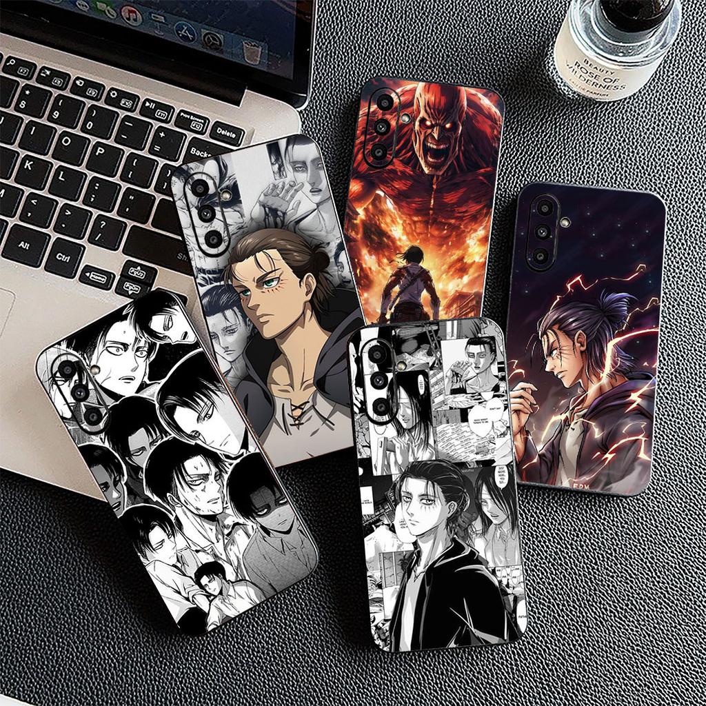 Чехол-обои Attack on titan levi для Samsung Galaxy S22 S21 S20 FE Ultra Plus A07 A15 A16 A17 A25 A37 A57 + Чехол для телефона