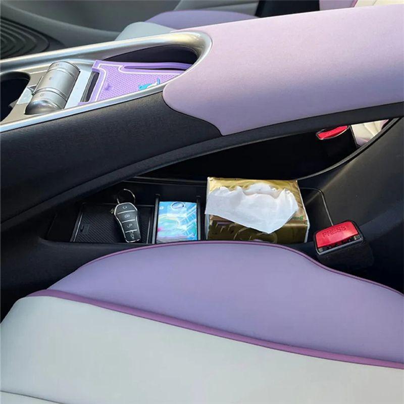 For BYD Dolphin Atto 2 2024 EV Car Center Console Under Organizer Tray Storage Box Component Parts