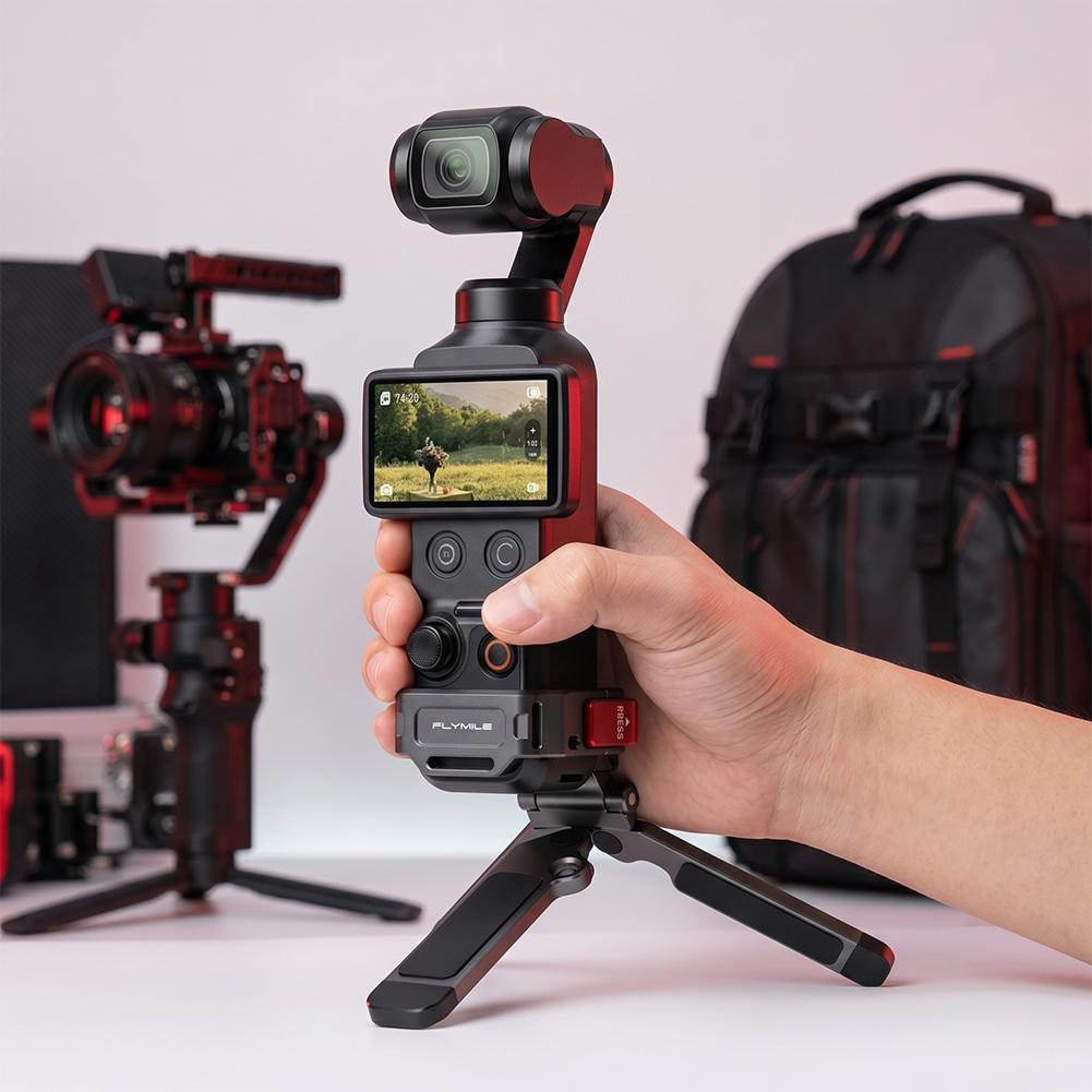 Для DJI Osmo Pocket 4/3 Металлический Быстросъемный Штатив Магнитное Крепление 'Mantis' Альпинистская Пряжка Аксессуары