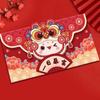 New Year's Blessing Bag 2025 Red Envelope Zodiac Snake Money Pocket  Wedding Birthday