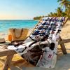 Chelsea Customizable Name Beach Towel Super Soft Microfiber Quickdry Fabric Perfect for Traveling Yoga Camping and Swimming
