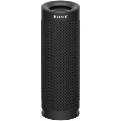 Беспроводная портативная колонка Sony, также может использоваться как стереопара для ПК с двумя глубокими, до 12 часов непрерывной работы, 2020, Черная, SRS-XB23, Водонепроницаемая,
