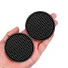 2pcs Black Car Auto Cup Holder Anti Slip Insert Coasters Pads Interior Accessories Universal Fits Perfectly For Most Cups