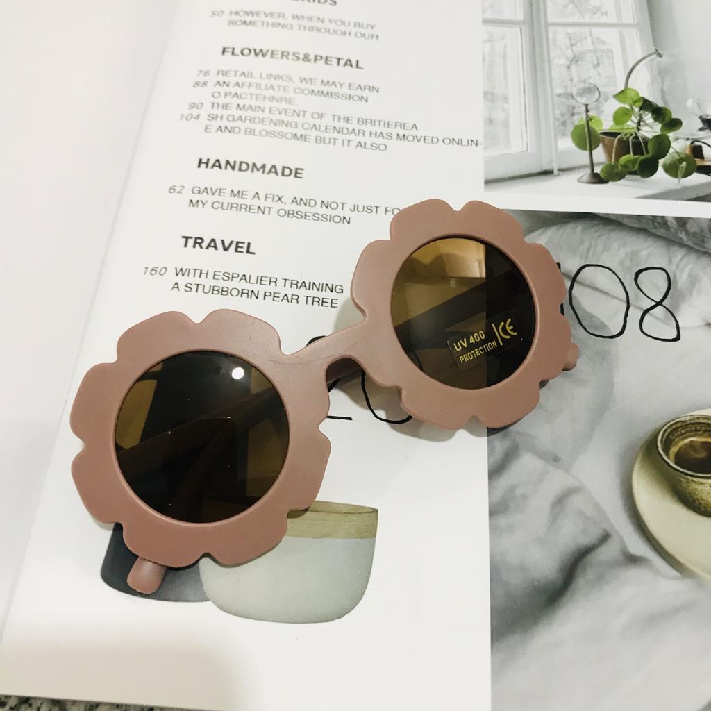 New Cute Children'S Frosted Glasses Color Series Baby Sunglasses