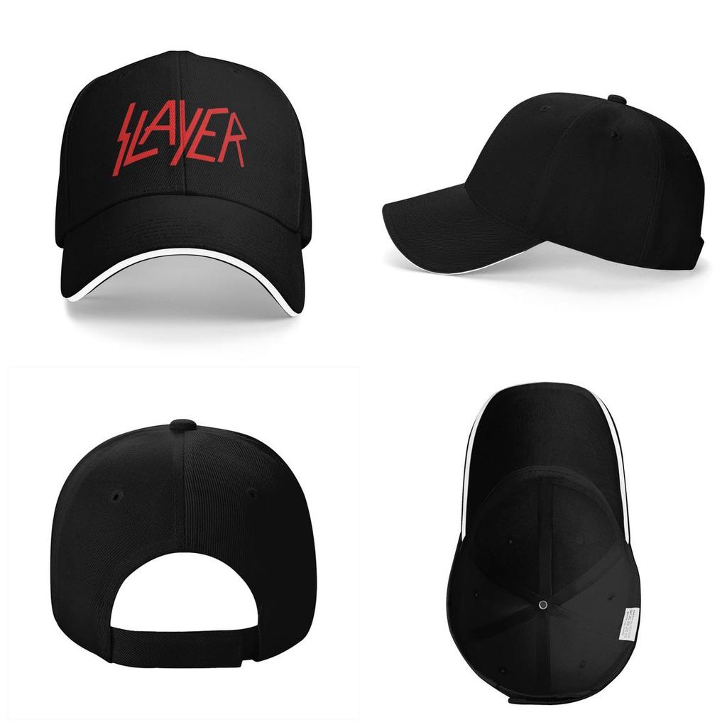 Унисекс Бейсболки Эмблема Хэви-метал группы Slayer Уличная одежда для улицы Летние Спортивные Бейсболки Кепка в стиле хип-хоп Кепки