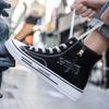 Мужская обувь из вулканизированной парусины Мужские кроссовки Высокие спортивные туфли Повседневная дышащая обувь на платформе Мужские кроссовки Tenis Masculino