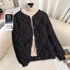 Women's Diamond Quilted Down Baseball Jacket