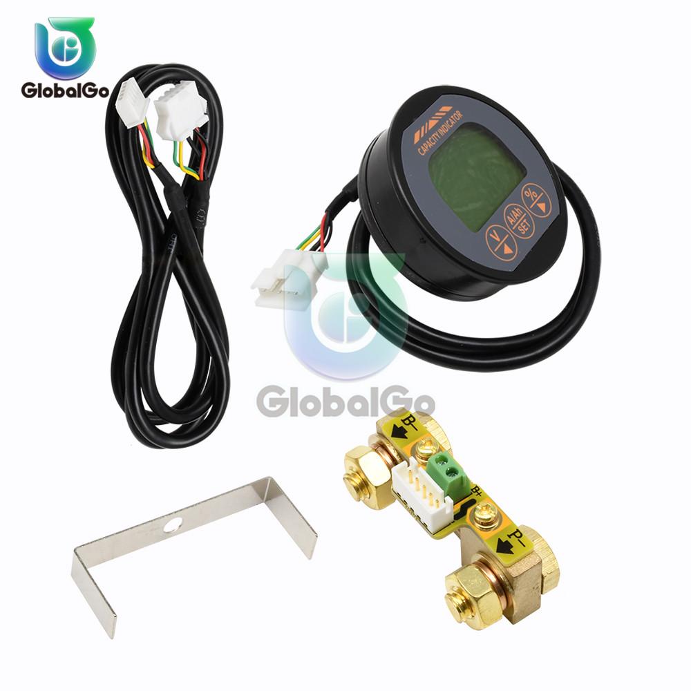 DC 8-80V 50A 100A 350A Display Battery Capacity Meter Indicate Volt Current Tester Power Ammeter Voltmeter