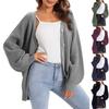 Jumper Ladies Autumn Winter Knitwear Single-breasted Loose Cardigan Women Blend Office Comfortable Versatile Undercoat Long Sleeves Sweater