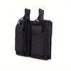 Tactical Molle Magazine Pouch Tactical Pouch Double Rifle Pistol Mag Pouch 2-Layer Cartridge Holder