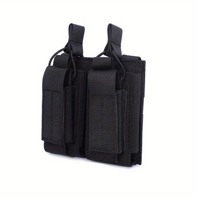 Тактический подсумок для журналов Molle Тактический подсумок для двойного винтовочного пистолета Подсумок для магазинов 2-слойный держатель картриджа