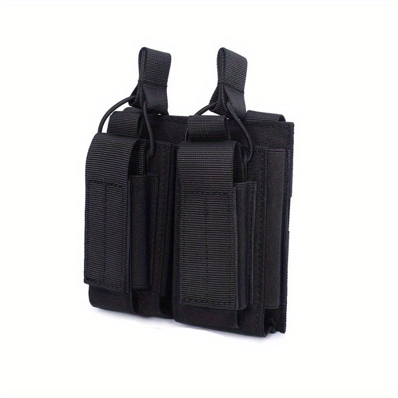 Tactical Molle Magazine Pouch Tactical Pouch Double Rifle Pistol Mag Pouch 2-Layer Cartridge Holder