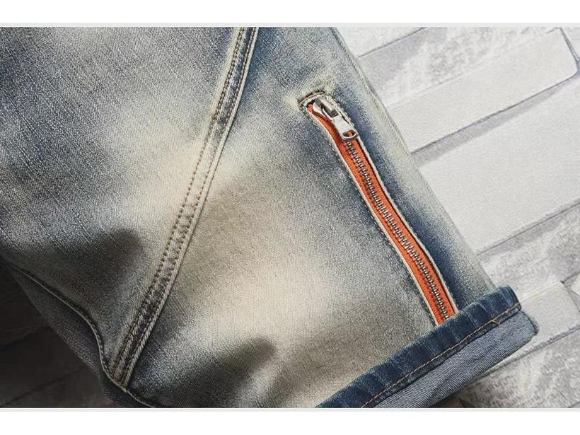 Мужские европейские рваные джинсовые шорты - Летний стиль