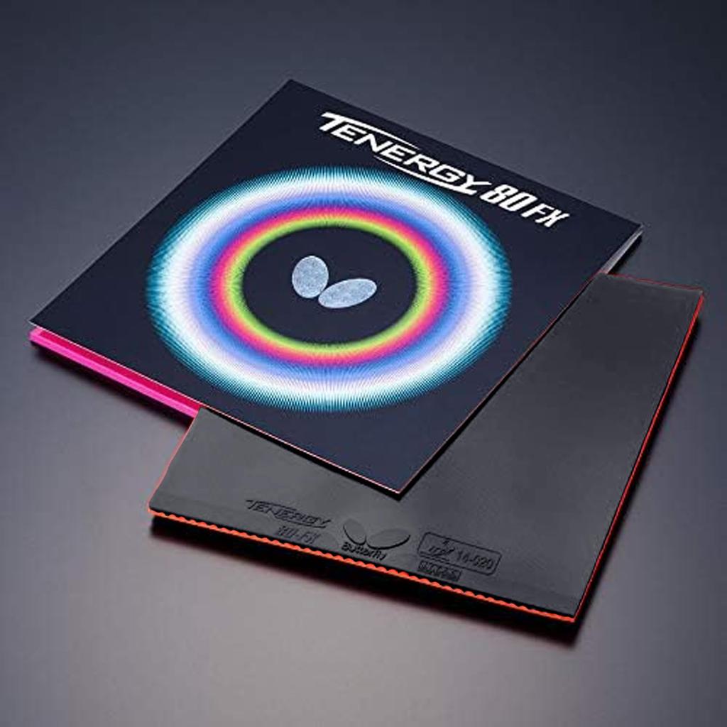 Накладка Butterfly для настольного тенниса Tenergy 80FX 05940 черная толстая