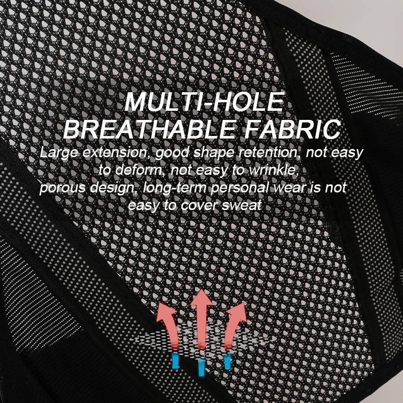 VBOSI 1102 Professional Posture Corrector Two Shaping Support Bar Multi Hole Breathable Fabric Adjustable Elastic Protection