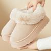 Women's New Autumn and Winter Thick Soled Snow Boots, Casual and Warm, Thick Soled Bread Shoes with Plush and Warm Cotton Shoes