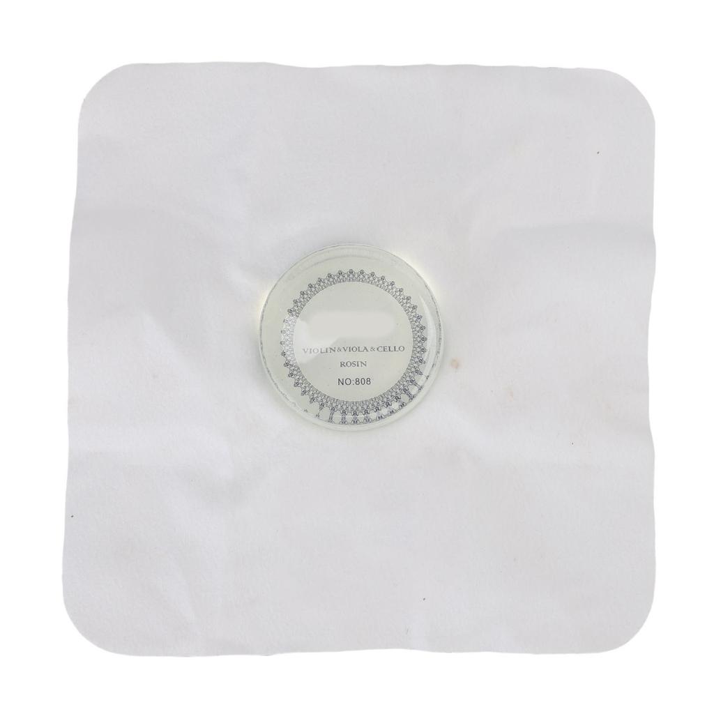 Violin Rosin High Purity High Friction Low Dust String Rosin for Viola Cello Erhu Music Instrument White