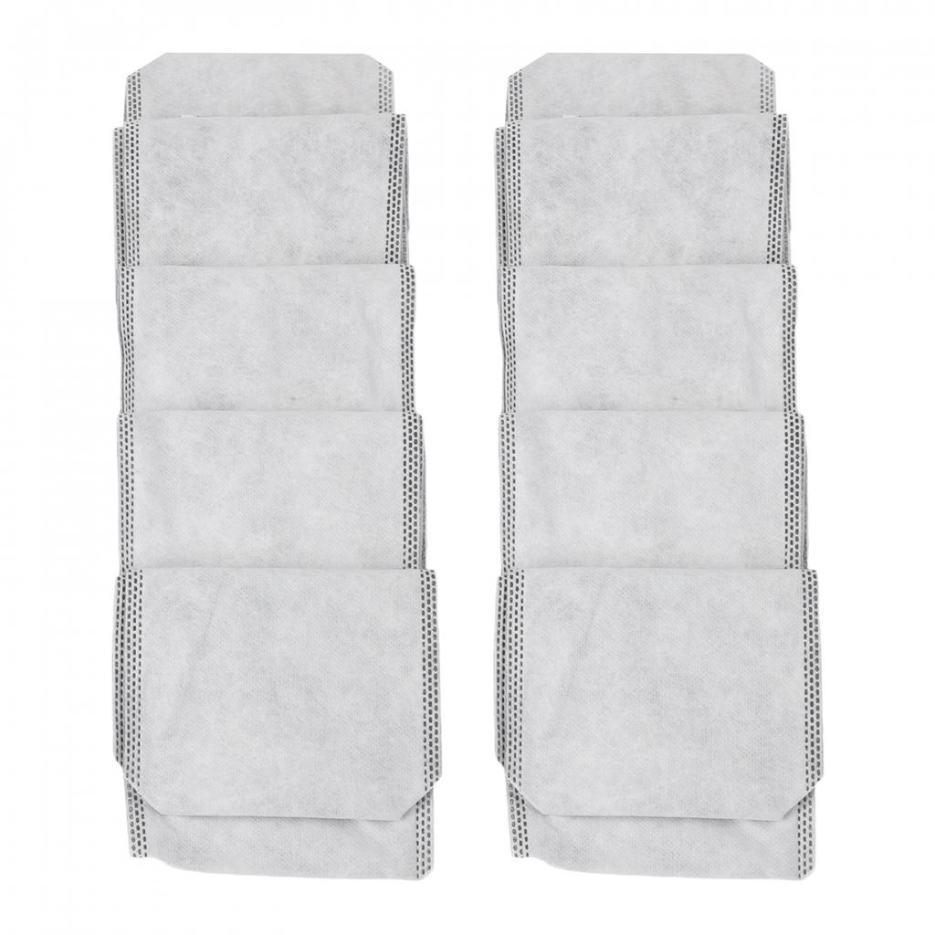 Для Ecovacs T30S Совместимые Сменные Пылесборники 10 Штук Нетканые Материалы