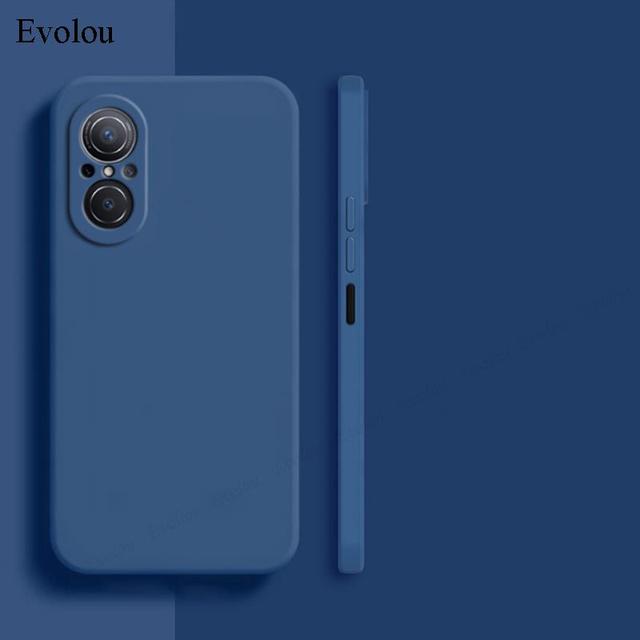 Жидкий силиконовый чехол для телефона для HUAWEI Nova 9 8 SE 5G ярких цветов, матовый ультратонкий мягкий противоударный чехол из ТПУ для Nova 9 8 5 Pro 5T 8i 4E 3i