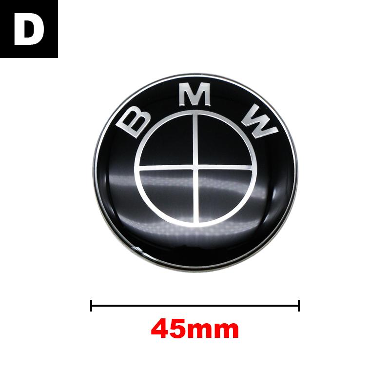 LKCW9 4.5cm Steering Wheel Emblem Sticker Steering Wheel Center Sticker For BMW E46 E90 F30 F20 F10 G20 G30 X1 X3 X5 M Interior Logo