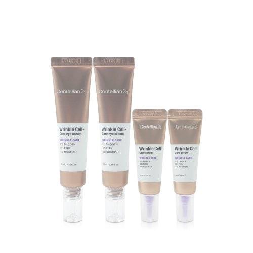 CENTELLIAN24 Крем для кожи вокруг глаз Wrinkle Cell Core Double Plan 25 мл x 2 шт. (+Сыворотка 10млx2шт.)