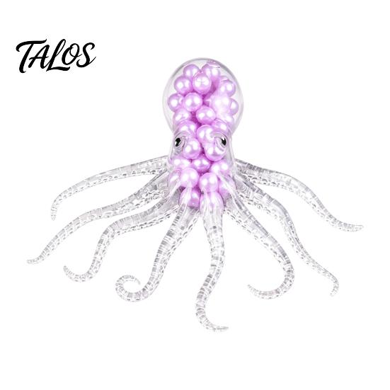 Hand Exercise Ball Bead Filled Octopus Squeeze Toy, Stress Relief Sensory Toys Mini Fidget Toy for & Relaxation