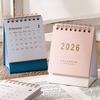 2026 Настольный календарь Мини Портативный Простой Английский Ручной работы Настольное украшение Офис Ежедневная запись Учебный декор Настольные аксессуары