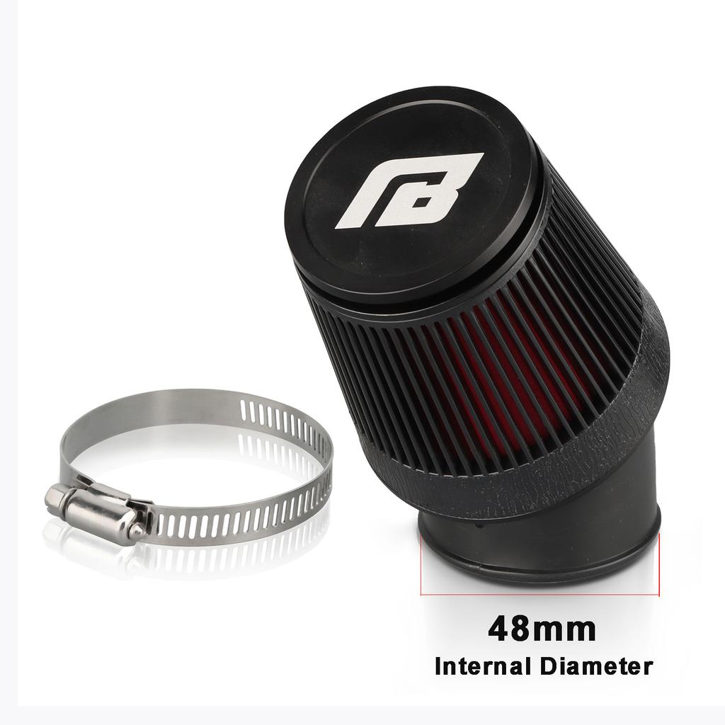 NIBBI Motorcycle CNC Air Filter 42mm 48mm Removable Mushroom Head Air Filters for Yamaha KTM Dirt Pit Bike Motocross Accesories