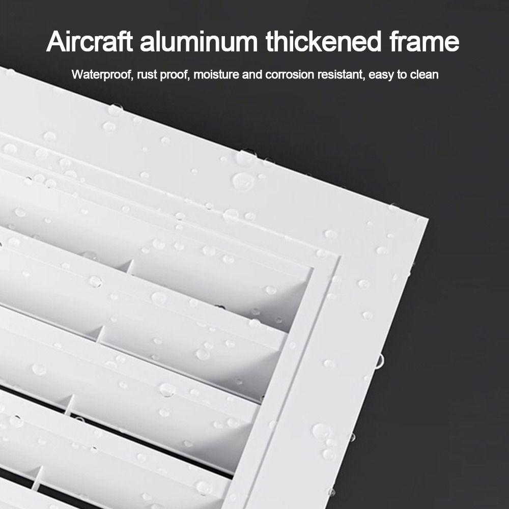 White Gable Vent Aluminum Alloy Return Air Grill New Gable Wall Shed Vent Ceiling