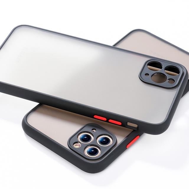 Чехол для телефона с защитой камеры для Iphone 14 13 12 Pro 11 Pro Max Xr Xs Max X 14pro Max, полупрозрачный матовый бампер, жесткий чехол для ПК